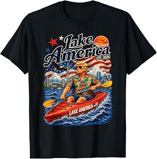 Lake America Est 2026 Vintage Lake America Trump Unisex T-shirt, Sweatshirt, Hoodie (1)