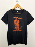 Vintage 1986 Lansdale Pennsylvania 11th Annual Haunted House Orange Black Made Usa Screen Stars Tee Fits Small (1)