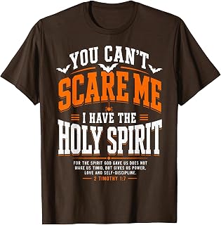 Christian Halloween Can'T Scare Holy Spirit Humor Unisex T-shirt, Sweatshirt, Hoodie (1)