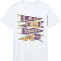 Lsu Tigers Distressed Pennants Performance Unisex T-shirt, Sweatshirt, Hoodie (1)