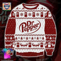 Dr Pepper 1885 Ugly Christmas Sweater