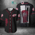BEST Dr Pepper United States Flag black Baseball Jersey