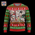 Dr Stone Anime Ugly Christmas Sweater Custom Green Xmas Gift