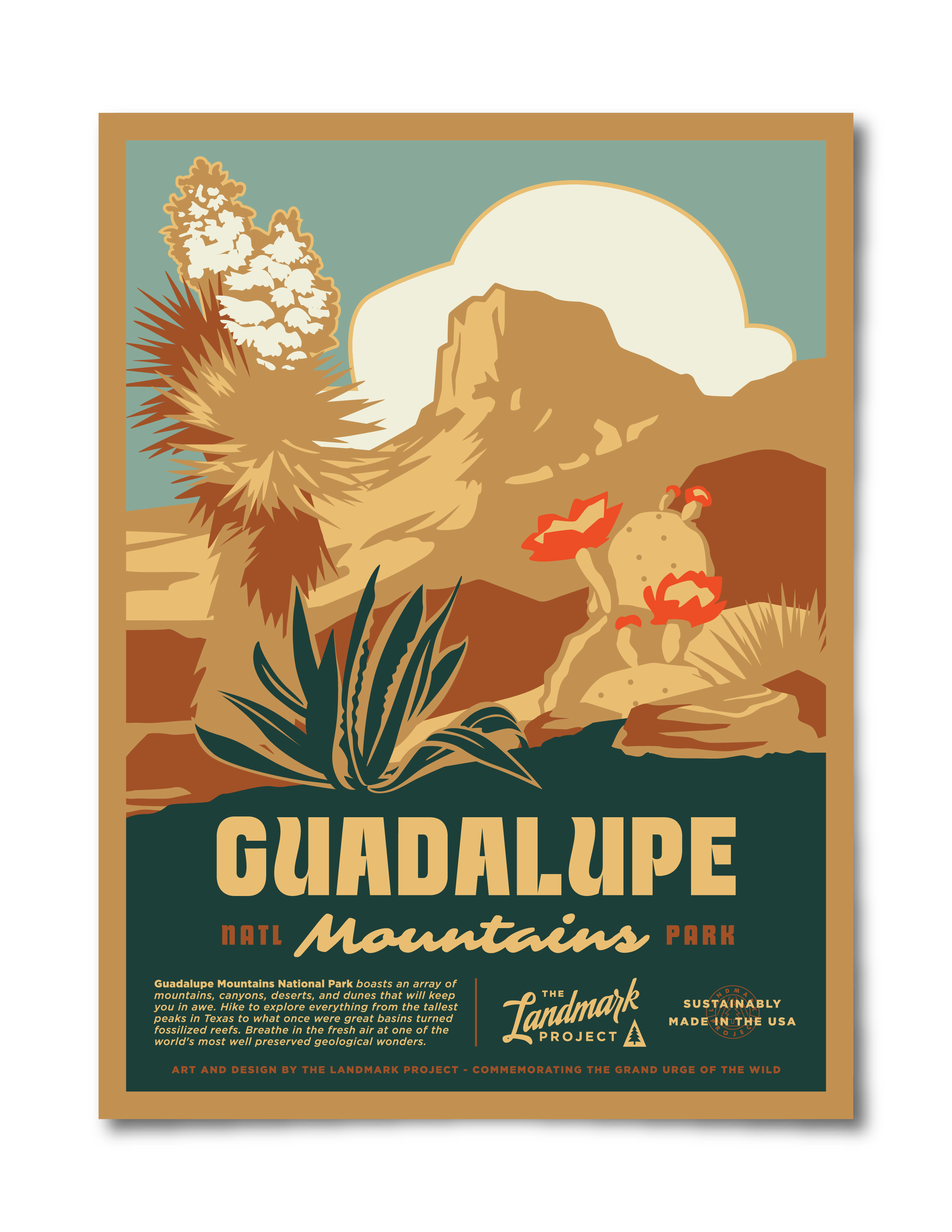 Guadalupe Mountains National Park Poster