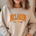 Beige Mclaren Est. 1963 Logo Sweatshirt