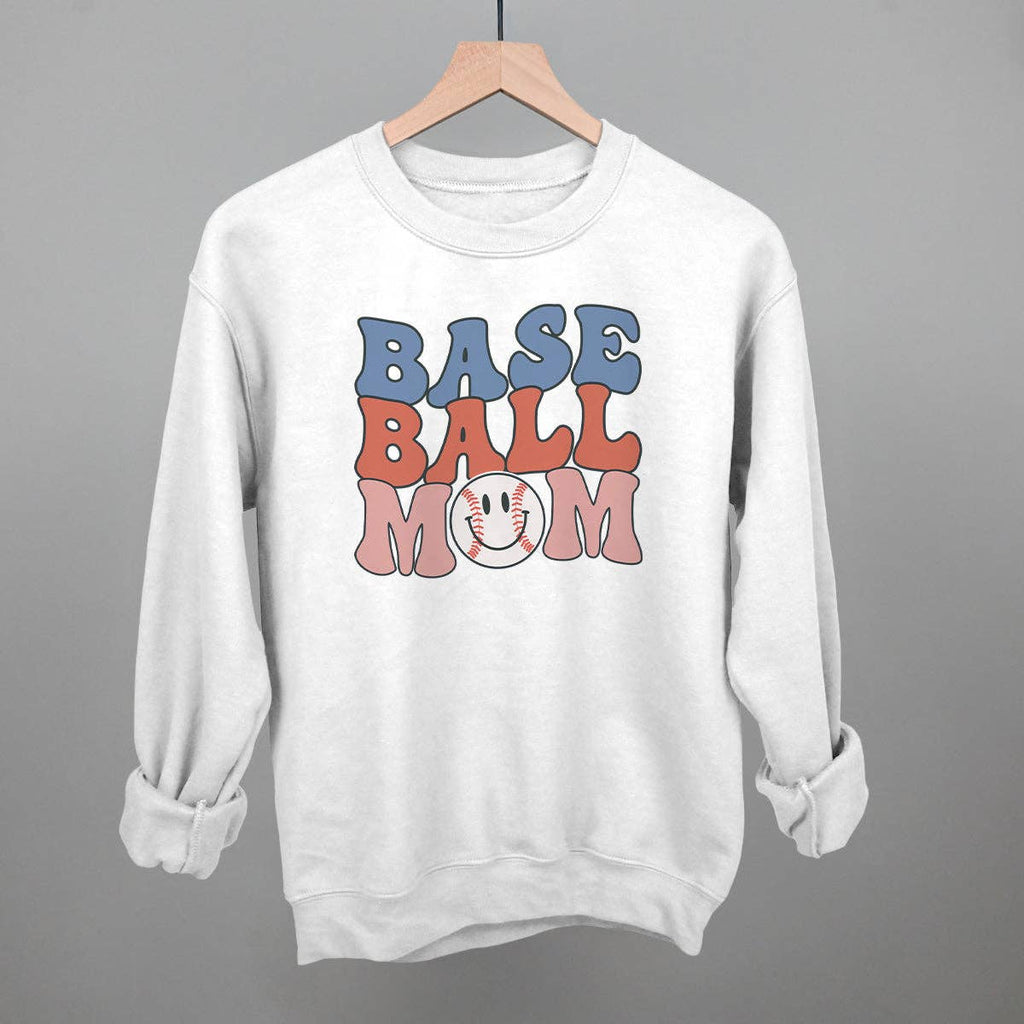 Baseball Mom Smiley