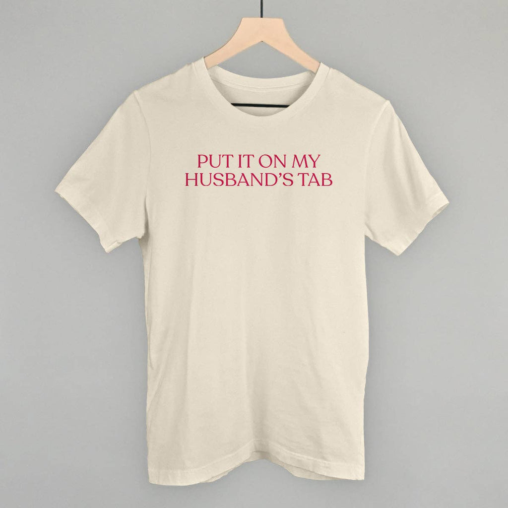 Put It On My Husband's Tab (Pink)