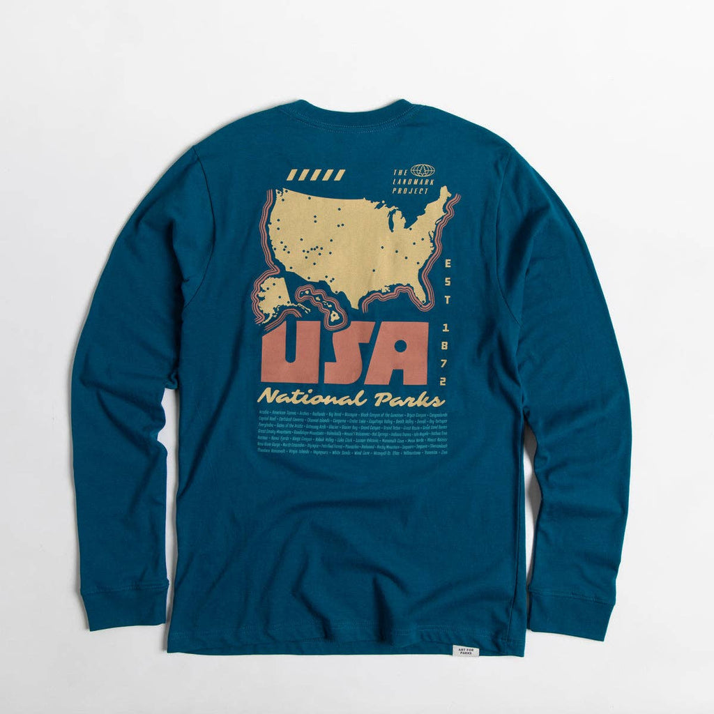 National Parks of the USA Unisex Long Sleeve Tee