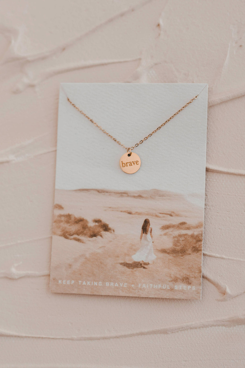 Brave Disc Necklace | Christian Jewelry