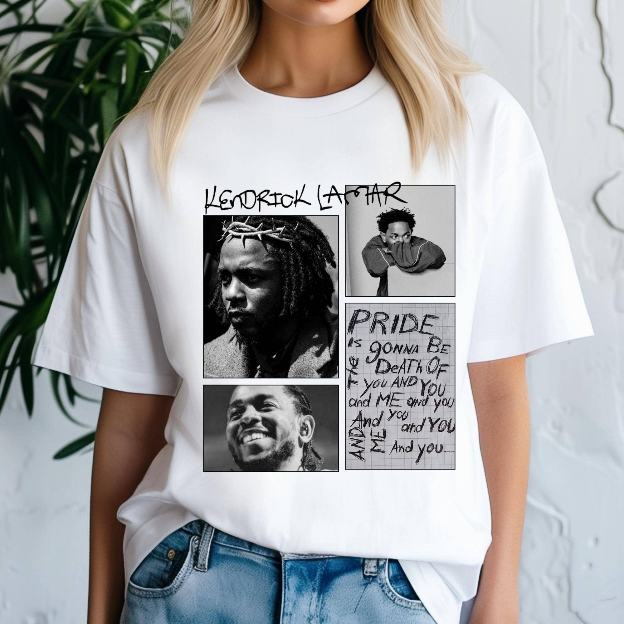 Kendrick Lamar Vintage Rap Concert Tee