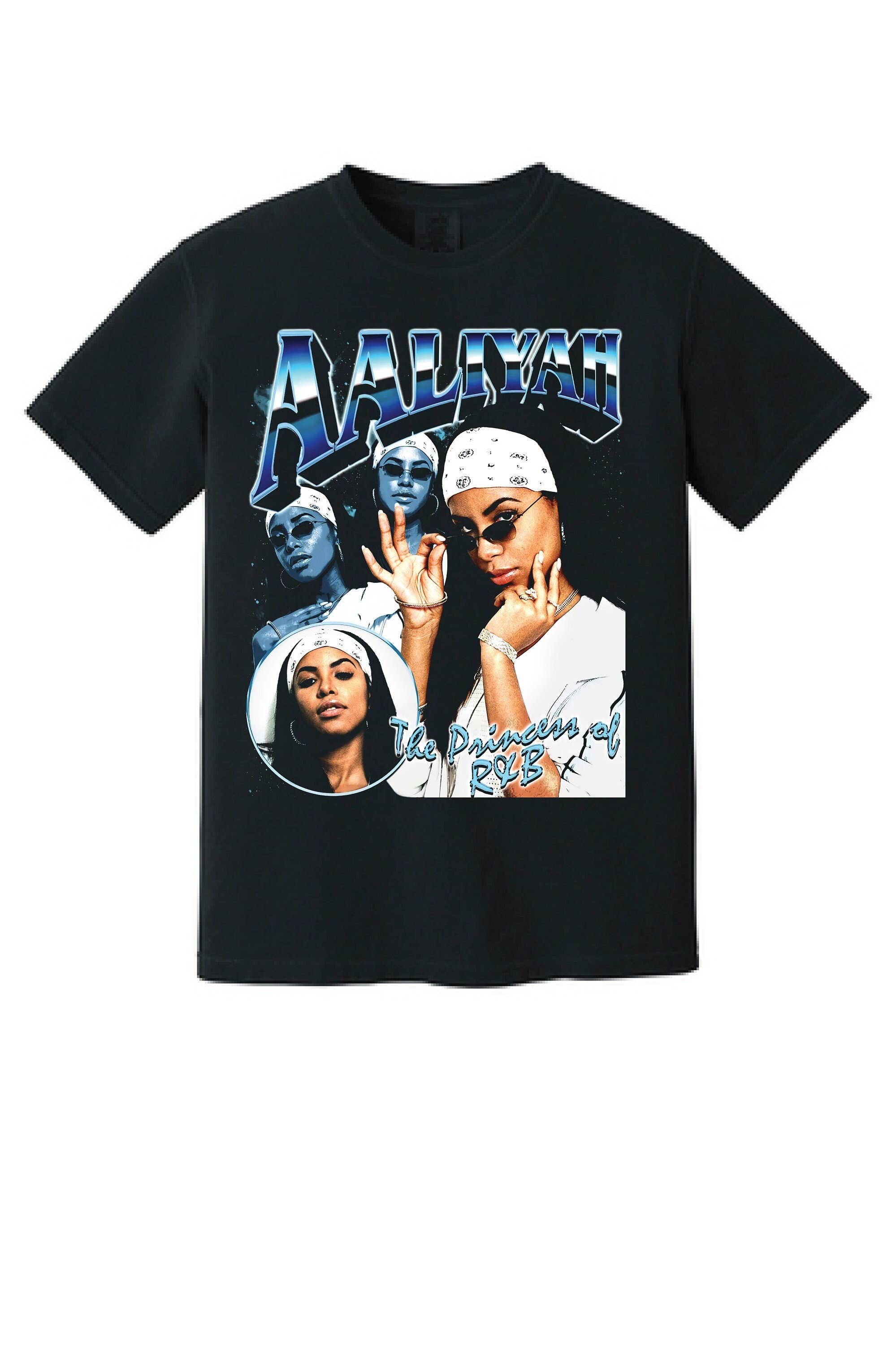 Aaliyah 90's Style Vintage Bootleg Retro Graphic Unisex Tee