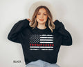 Trump 2024 American Flag Pro-Trump Election Sweatshirt