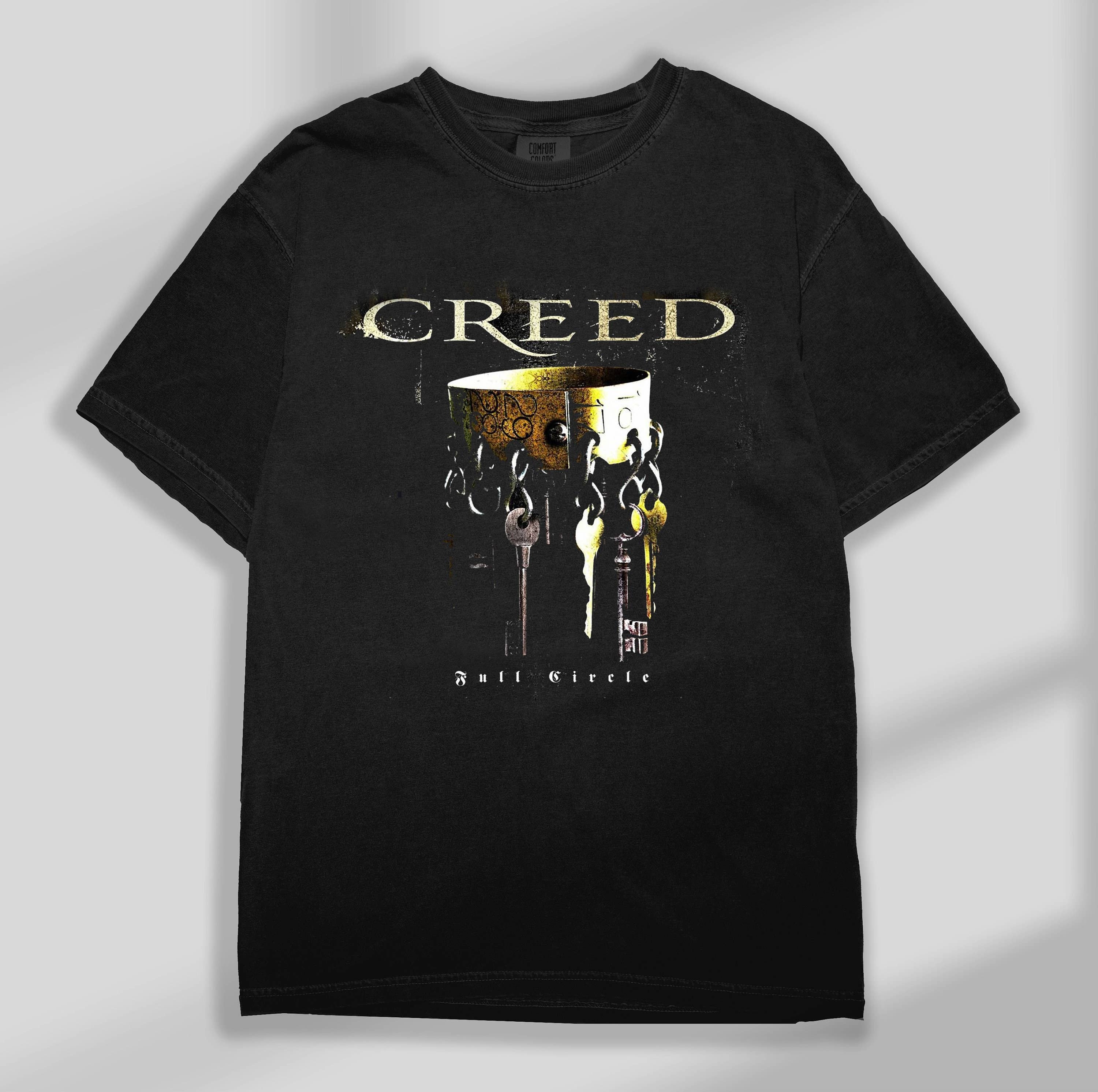 Vintage Creed Band Tee Classic Rock Music T-Shirt