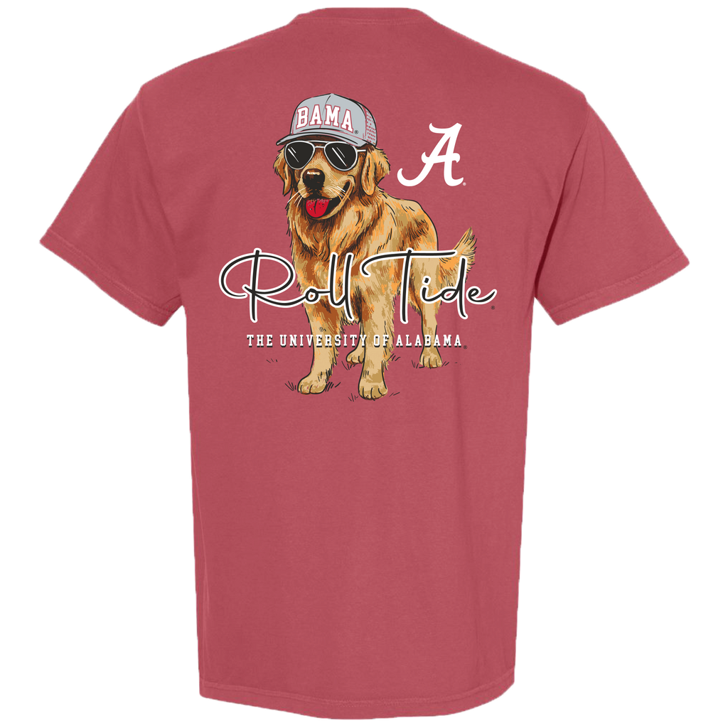 GGO-AL-1003 Roll Tide Dog Crimson