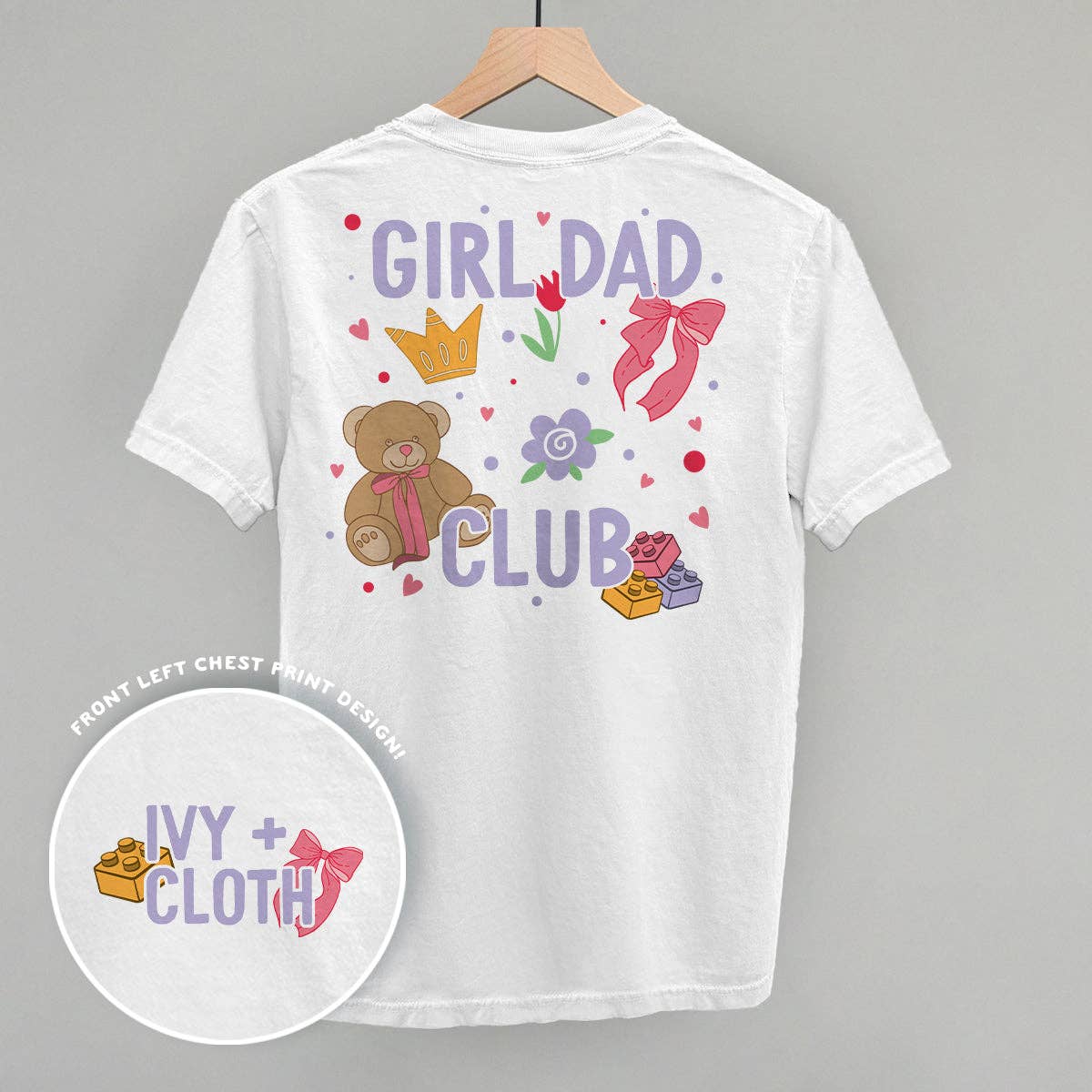 Girl Dad Club Doodles (Back Print)