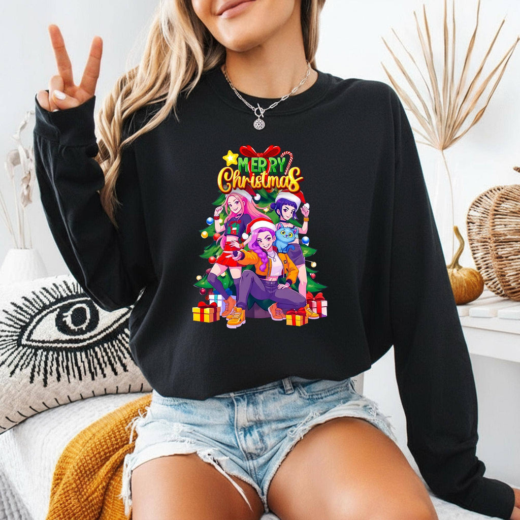 Kpop Demon Hunters Anime Christmas Sweater