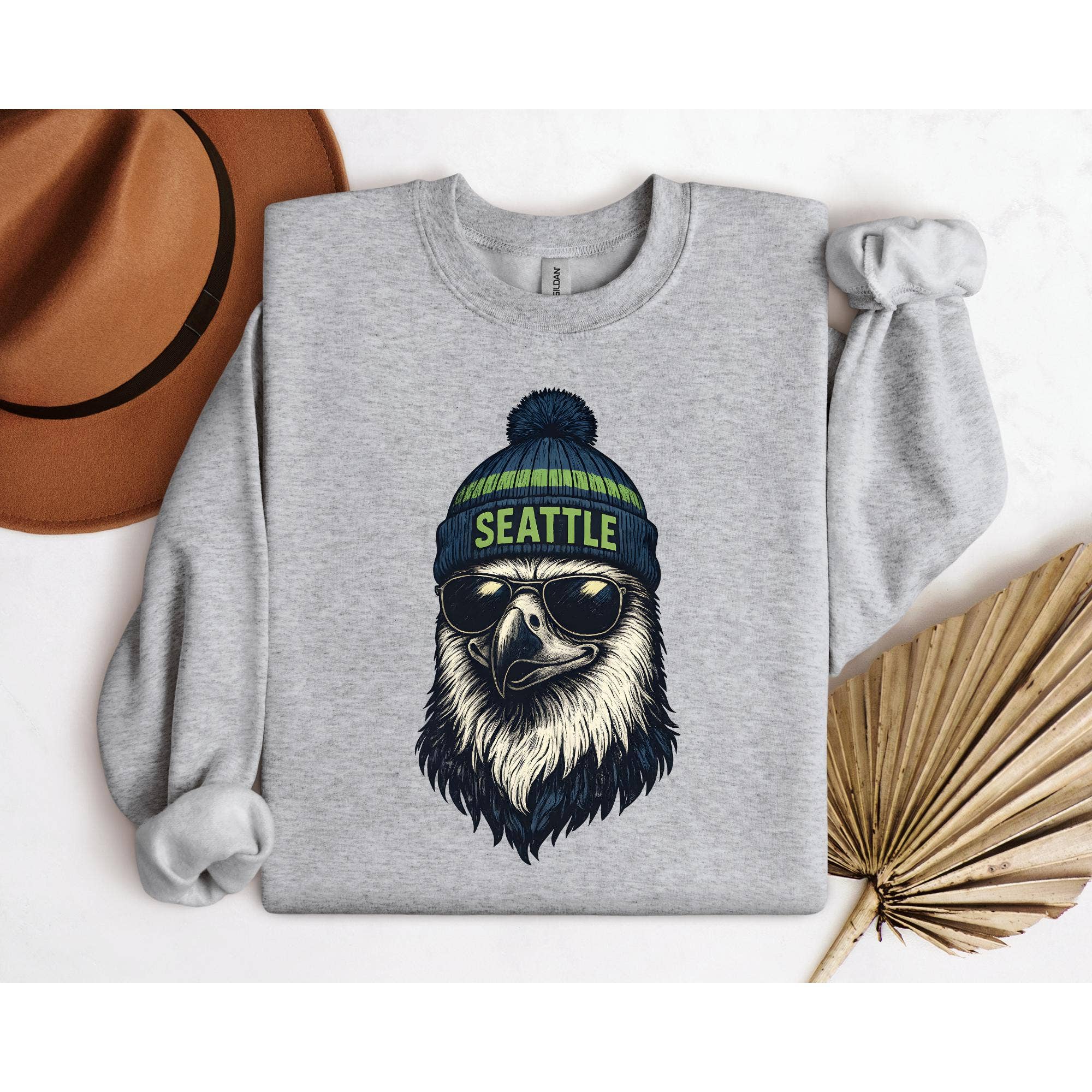 Seattle Seahawk Football Mascot Sweatshirt T-Shirt