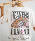 Heavens Roaring Retro Jesus Tee 90s Aesthetic