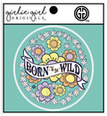 Decal/Sticker Born Wild 2480