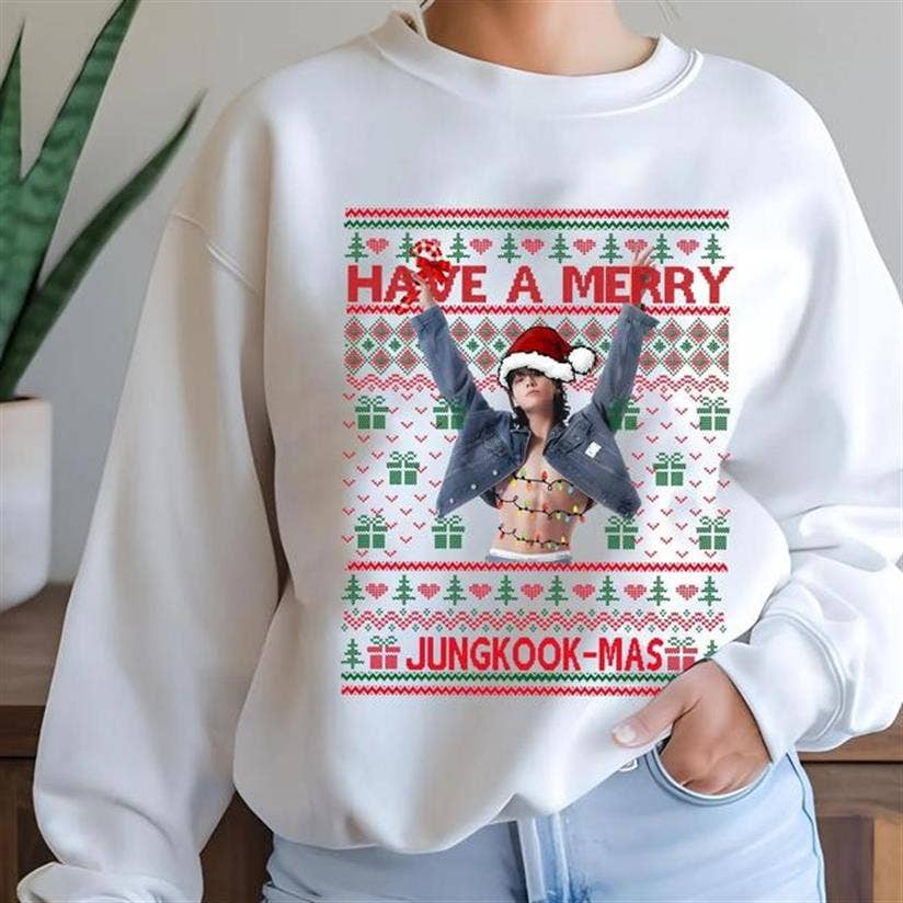 Have A Merry Jungkook-Mas Kpop Sweatshirt Bts Merch