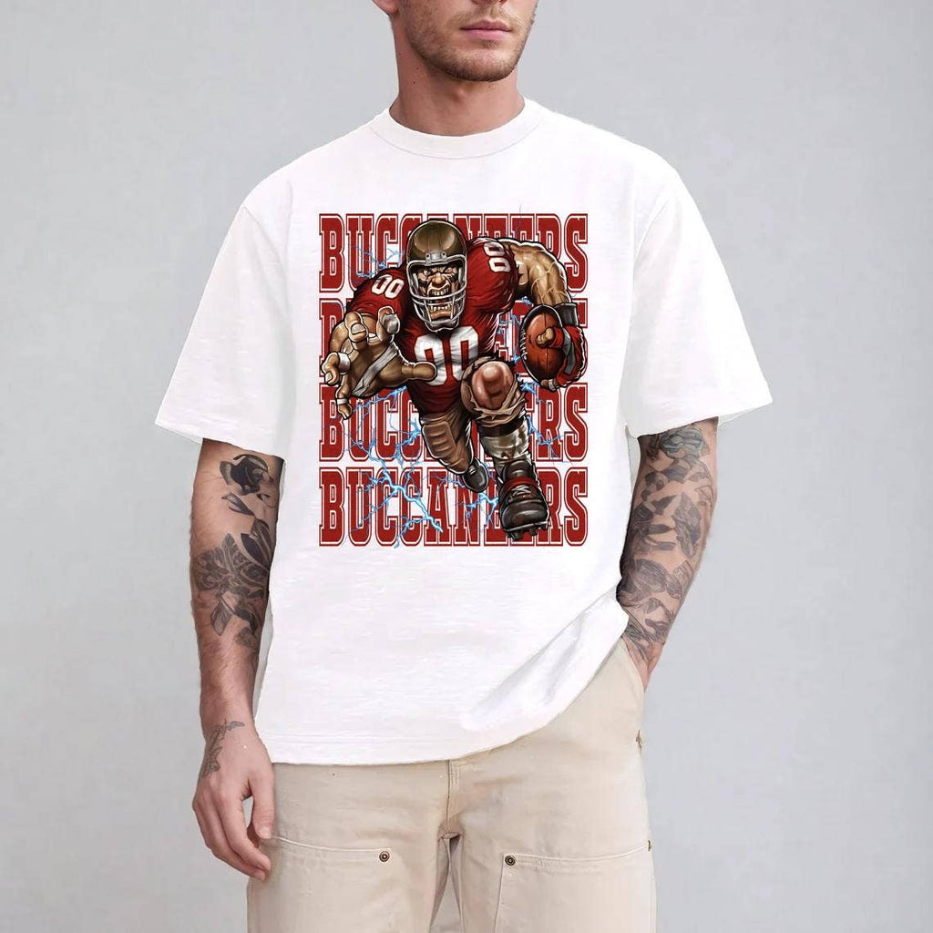 Fierce Tampa Bay Buccaneers Football Mascot Tee Design For F
