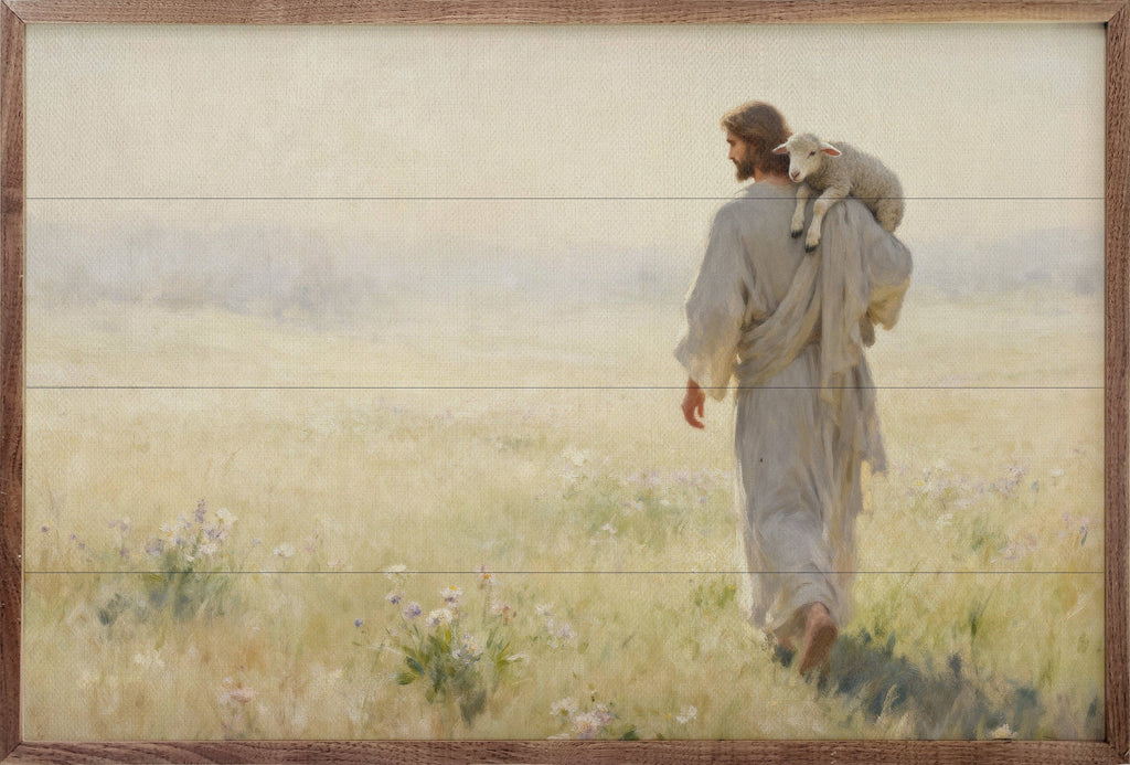 Spring Jesus with Lamb