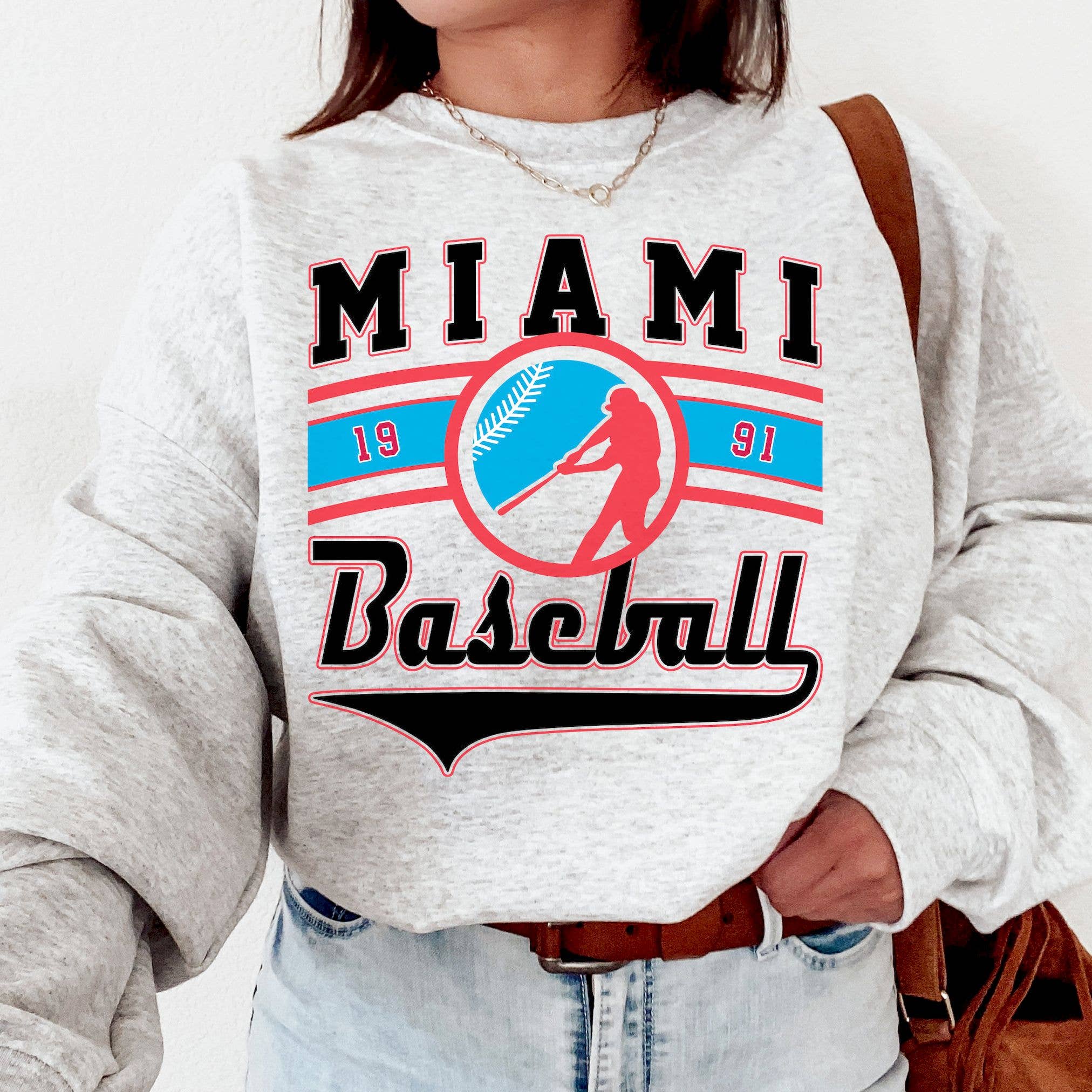 Retro Marlins Est 1991 Vintage Miami Baseball
