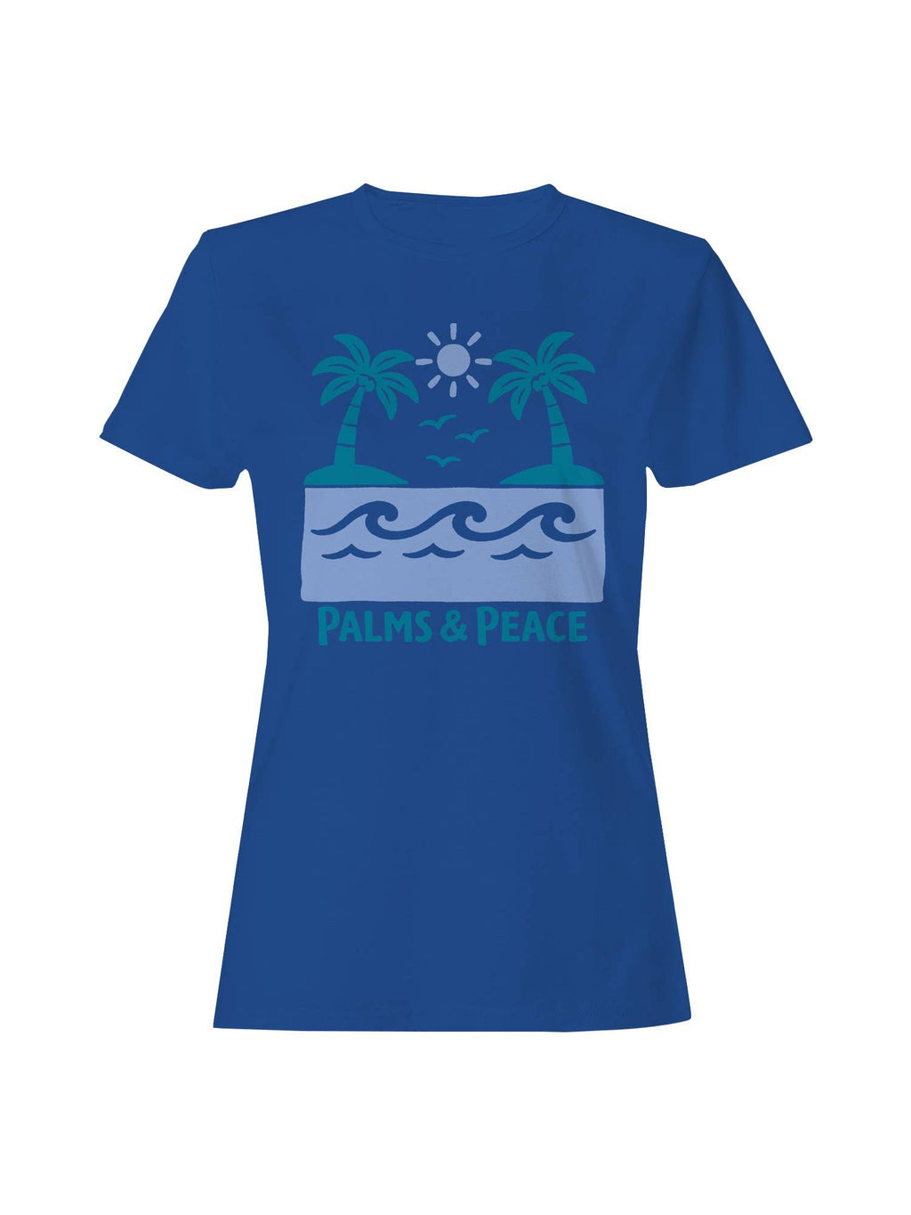 Tropical Waves and Calm Sun Women's T-Shirt