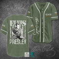 Elvis Presley Green Baseball Jersey
