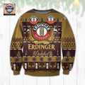 Erdinger Dunkel Beer Ugly Christmas Sweater