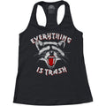 Women's Everything is Trash Raccoon Racerback Tank Top