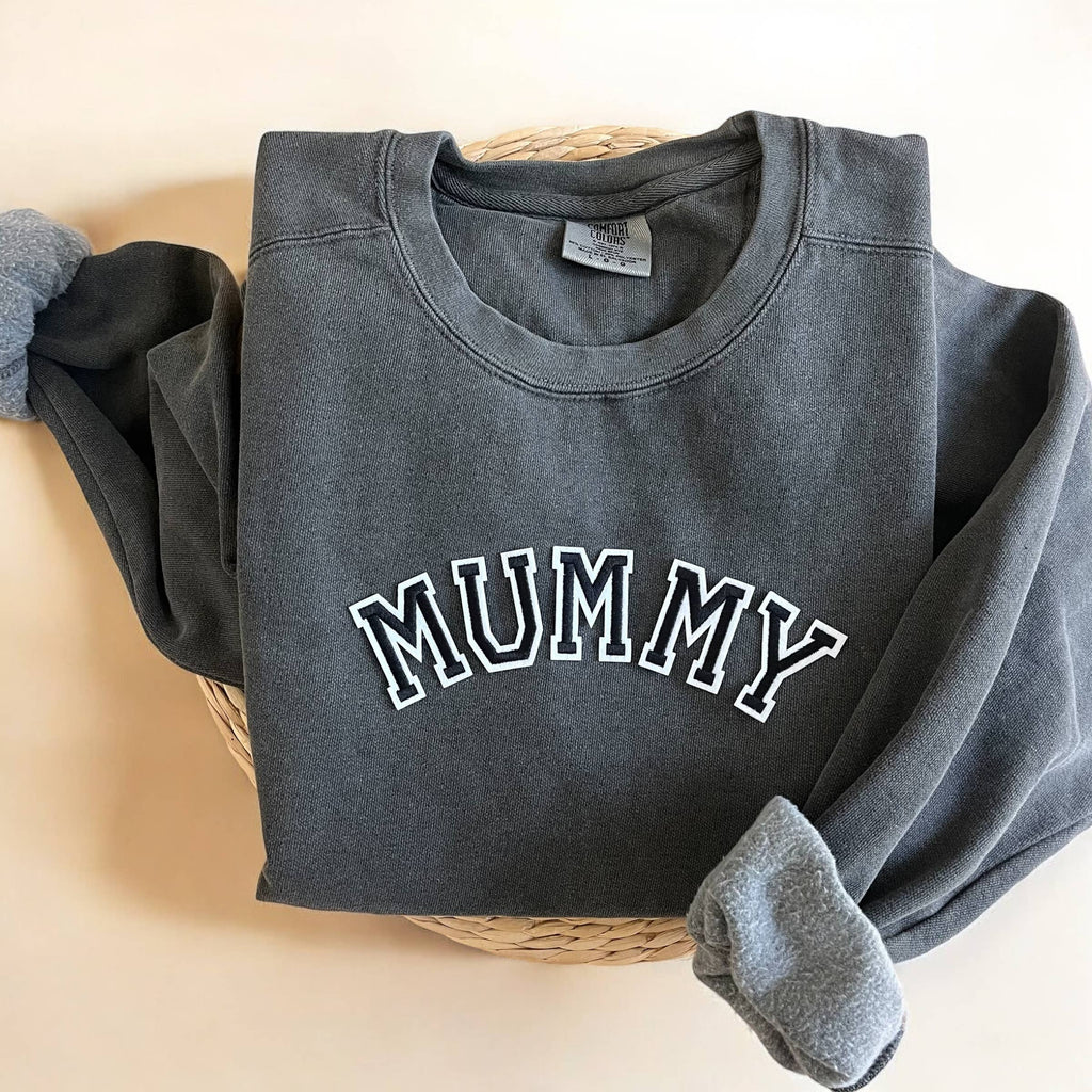 Comfort Colors® Mummy Sweatshirt, Mama Halloween Sweatshirt