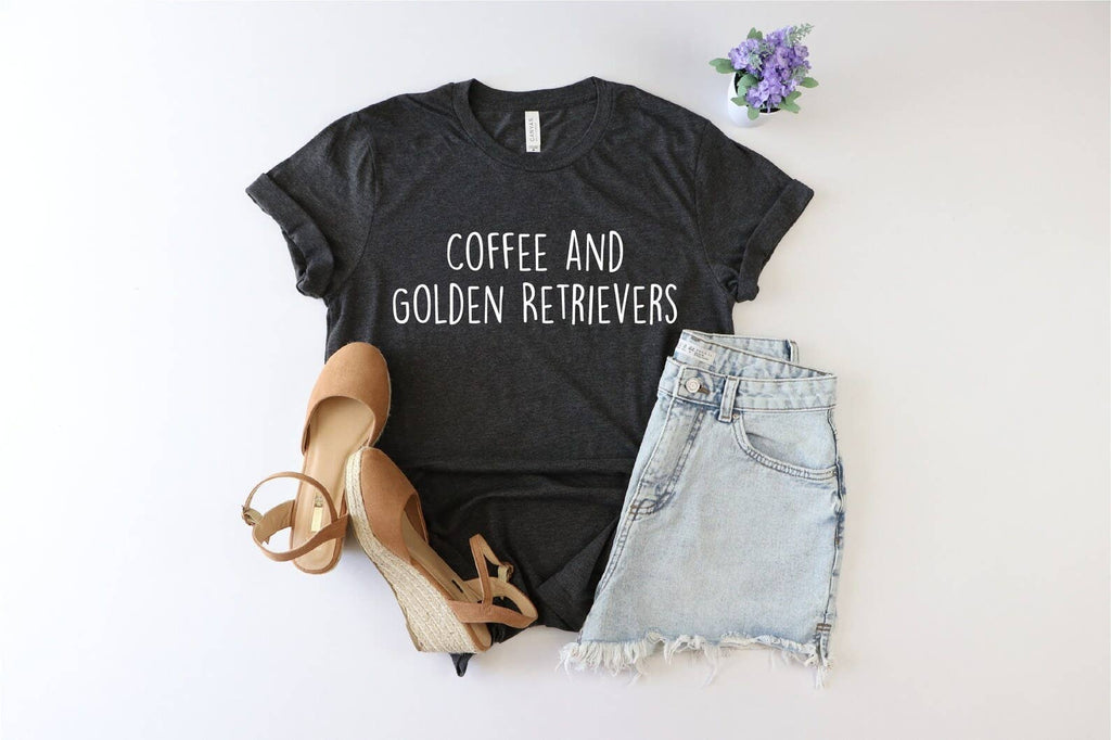 Coffee and Golden Retrievers T-Shirt