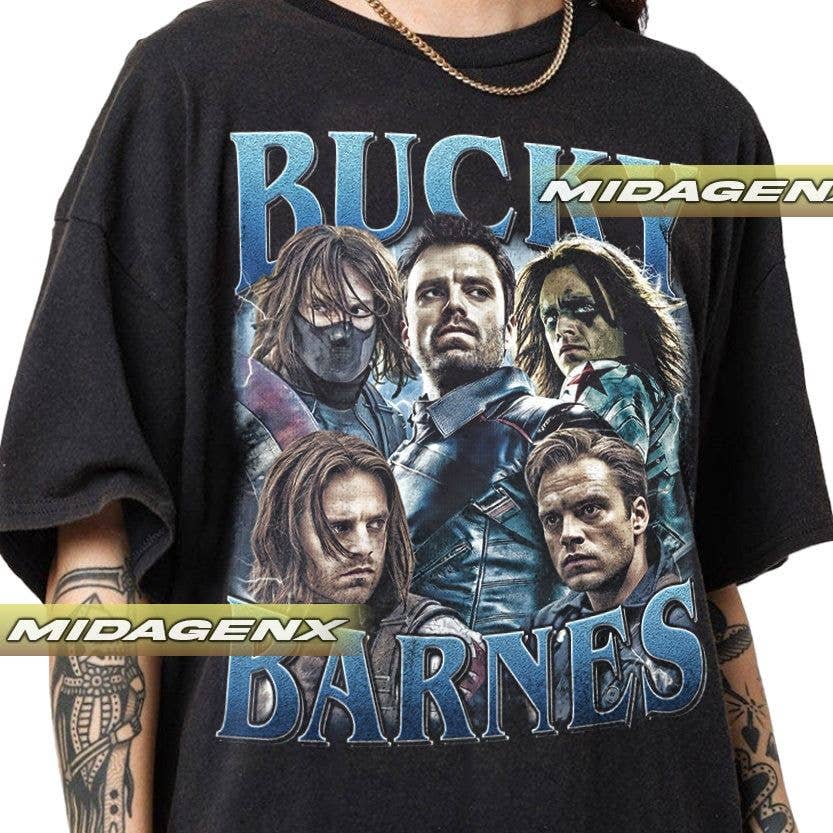 Limited Edition Bucky Barnes Sebastian Stan Vintage Tee
