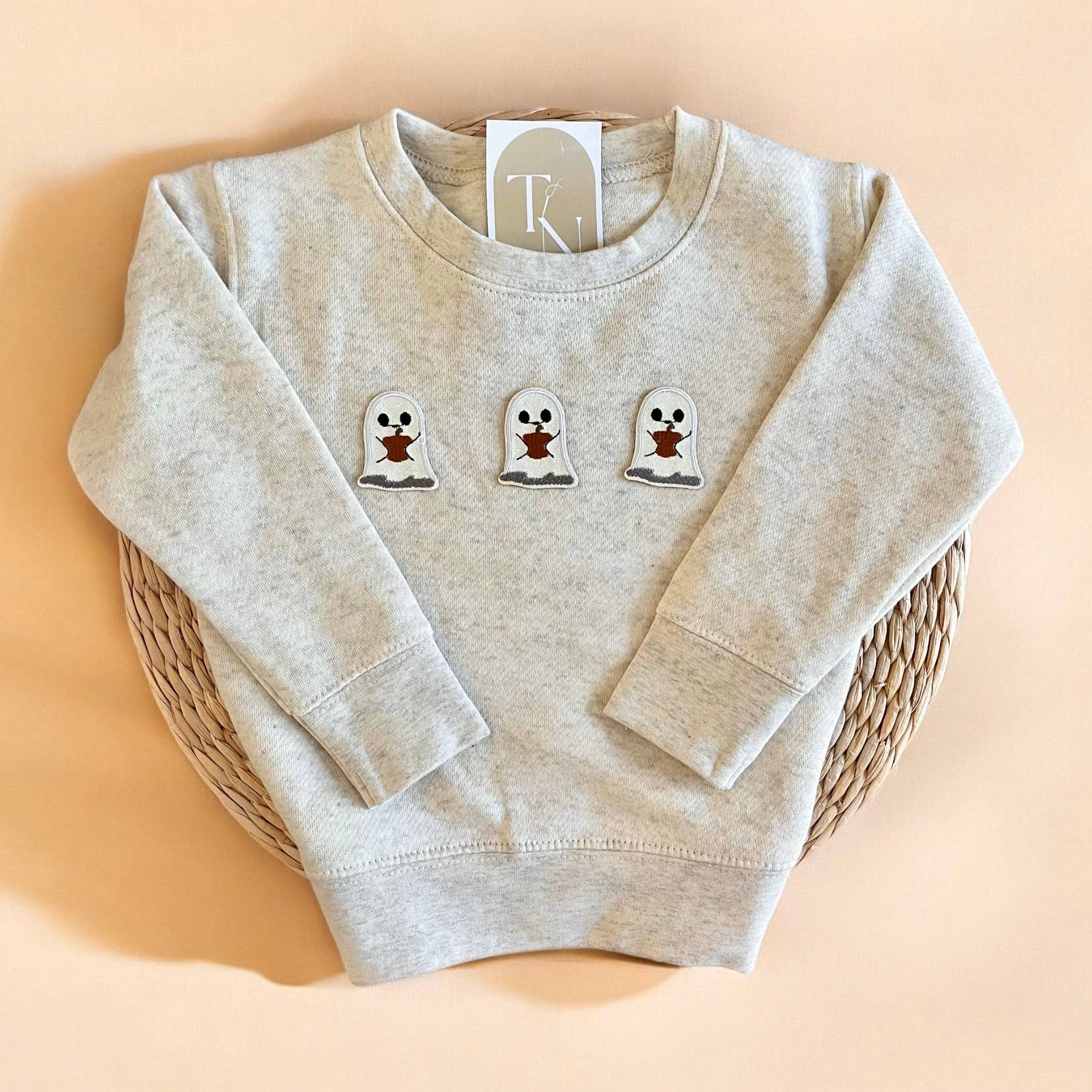 Toddler Ghost Halloween Sweatshirt