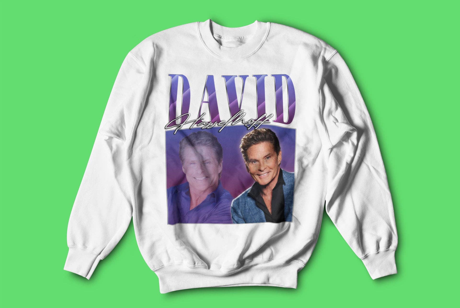 David Hasselhoff Vintage Sweatshirt - Classic Fan Gift Sweat