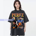 Sergio Pérez Vintage Washed Tee - F1 Racing Graphic