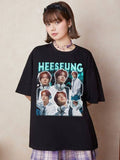 Limited Edition Enhypen Heeseung T-Shirt Kpop Unisex Apparel