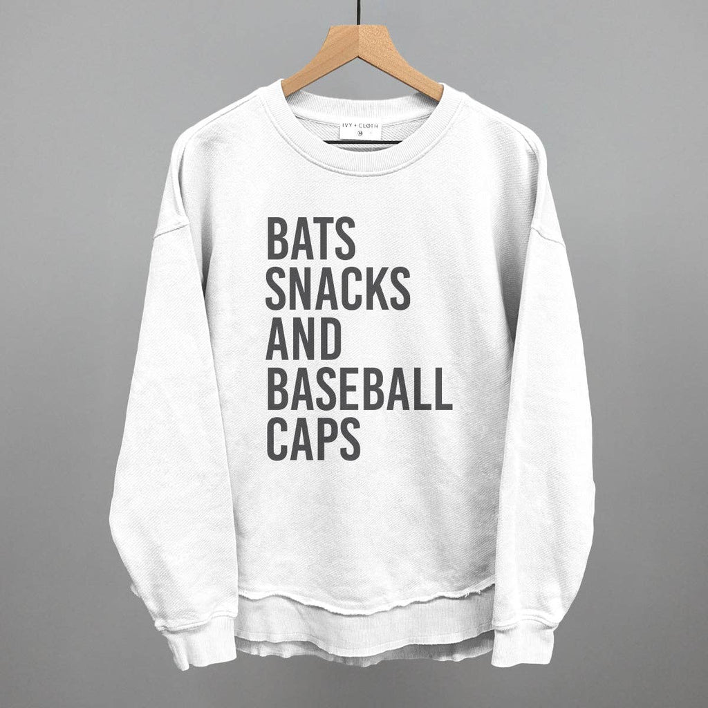 Bats, Snacks, and Baseball Caps