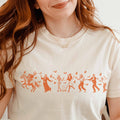Halloween Retro Monster Parade T-Shirt: Comfort Colors Tee
