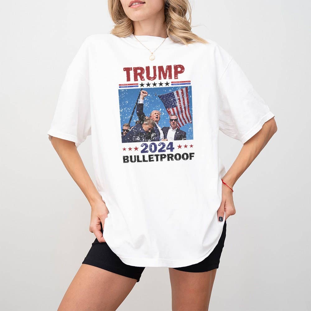 Comfort Colors® Trump 2024 Bulletproof Maga Supporter Tee