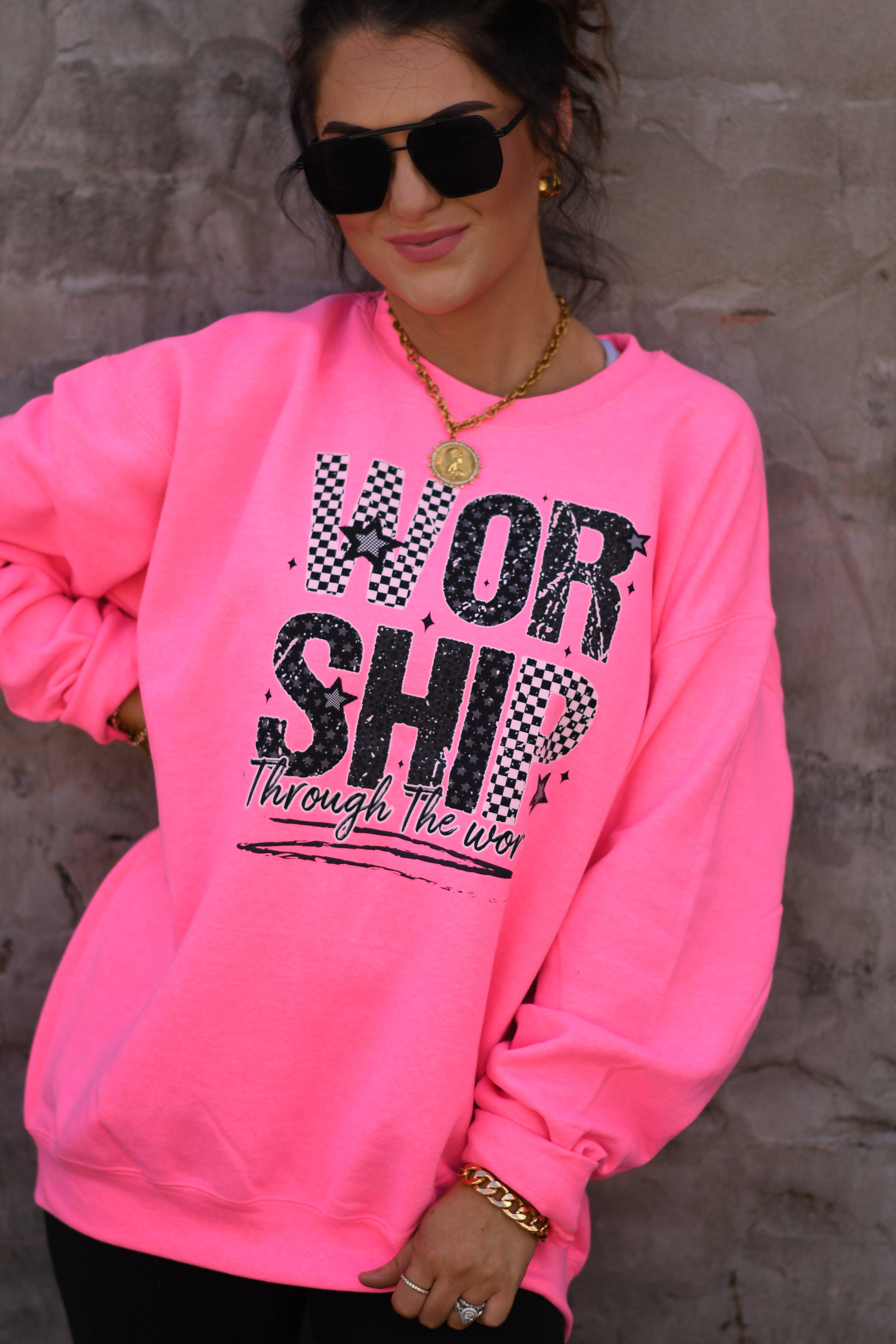 Worship Through the Worry Sweatshirt