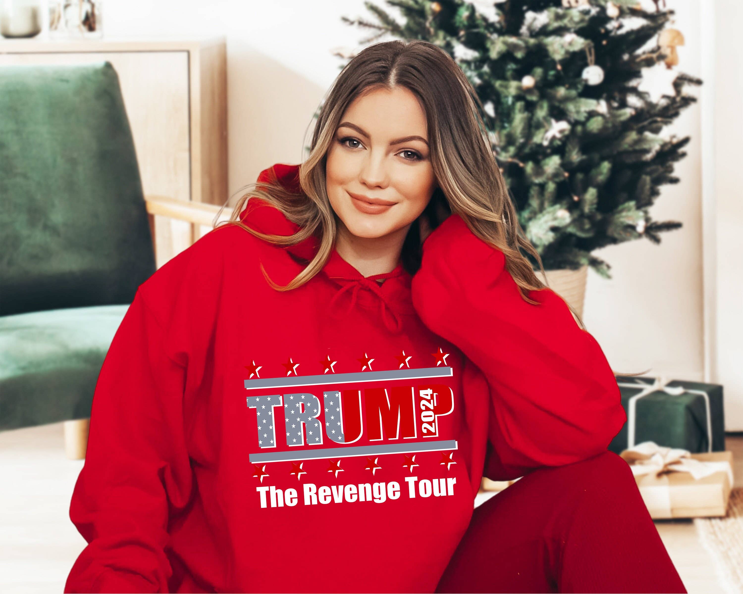 Trump the Revenge Tour Hoodie Patriotic Political Apparel