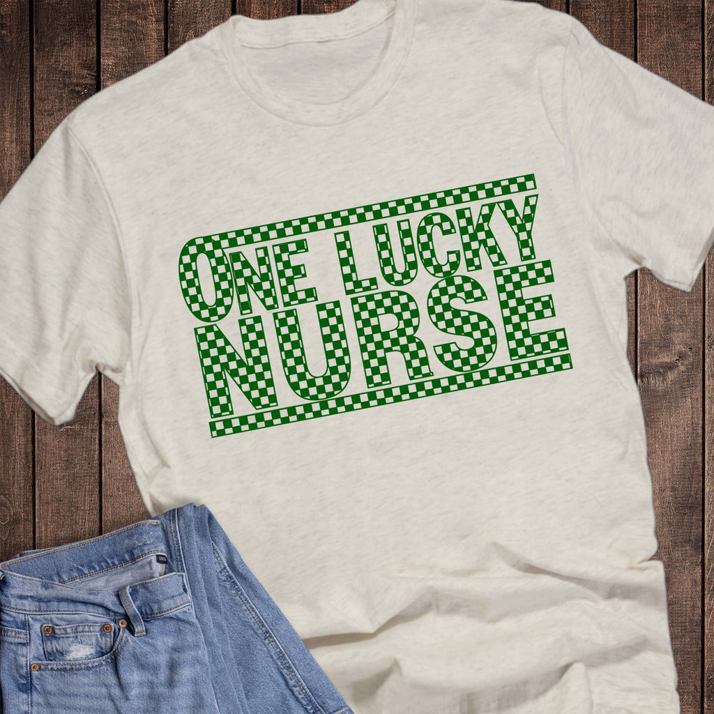 St. Patrick's Day One Lucky Nurse Graphic Tee