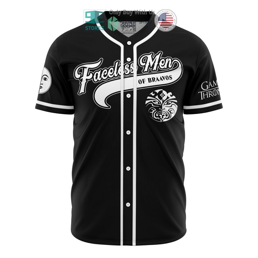 BEST Faceless Men of Braavos Jaqen Game of Thrones Baseball Jersey