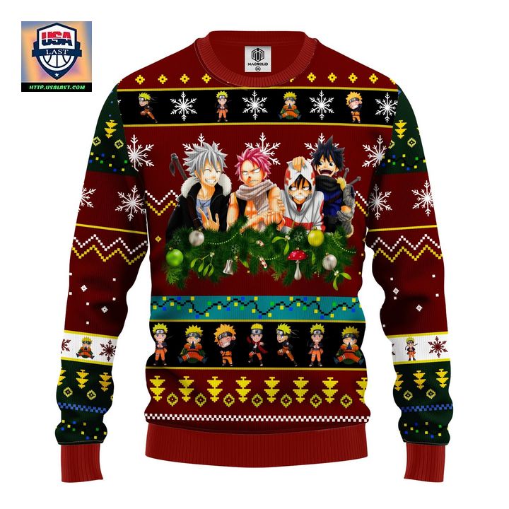 Fairy Tail Ugly Christmas Sweater Amazing Gift Idea Thanksgiving Gift