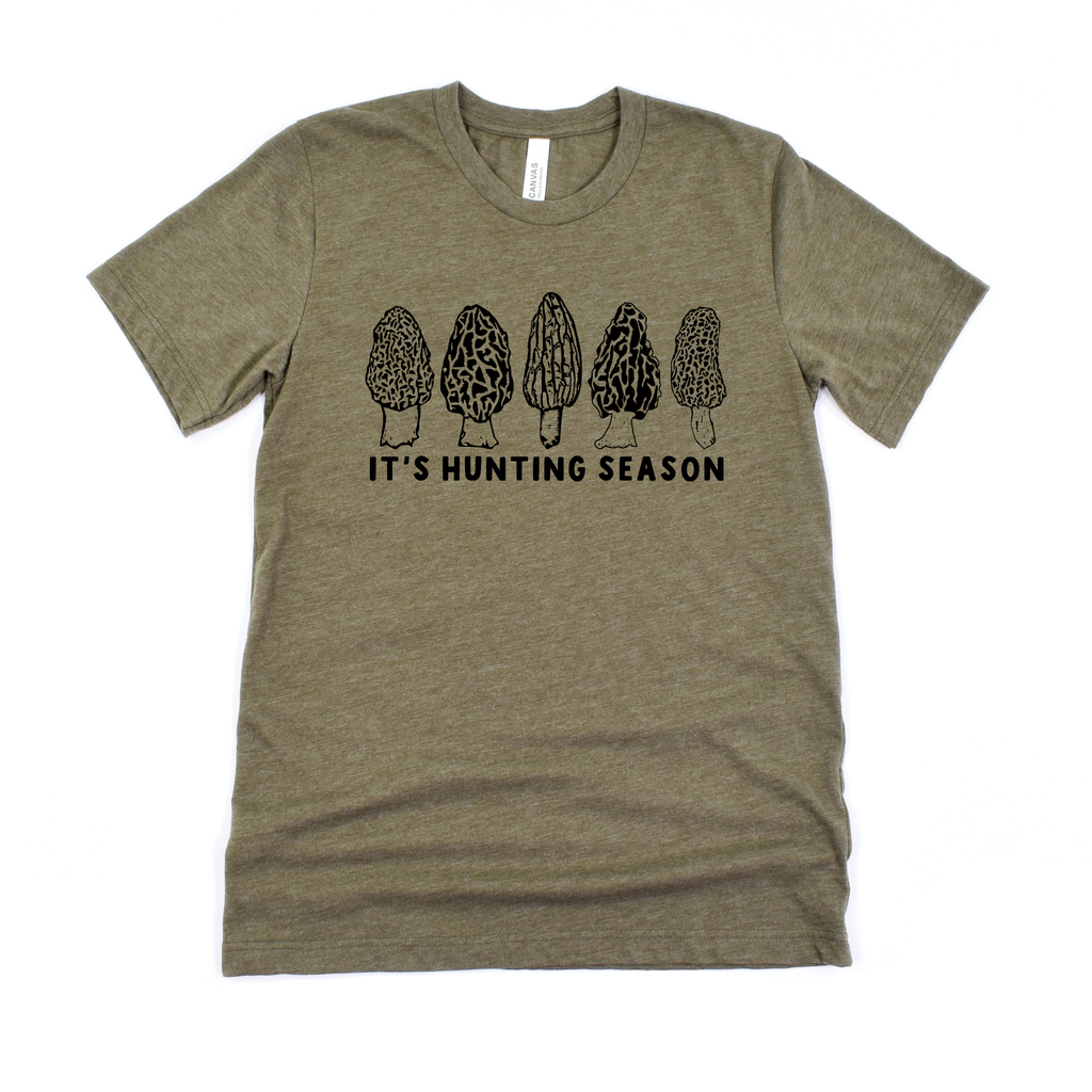 It’S Hunting Season Mushroom Graphic Tee 213