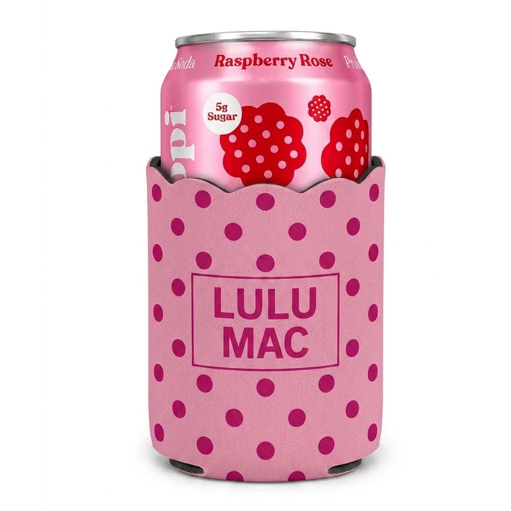 LM-KZ-1001 Pink/Hot Pink Dot Koozie