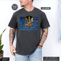 Ukraine Trident Military Patriotic Men's T-Shirt Gift