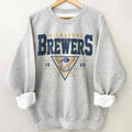 Milwaukee Baseball Retro Crewneck Sweatshirt